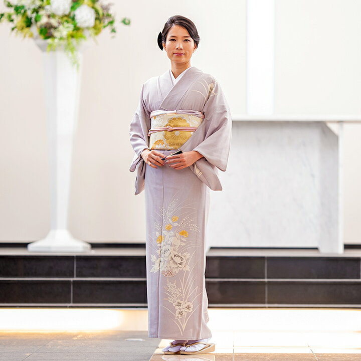 楽天市場】【レンタル】夏用 着物 絽 訪問着 フルセット 安い（ROHO  