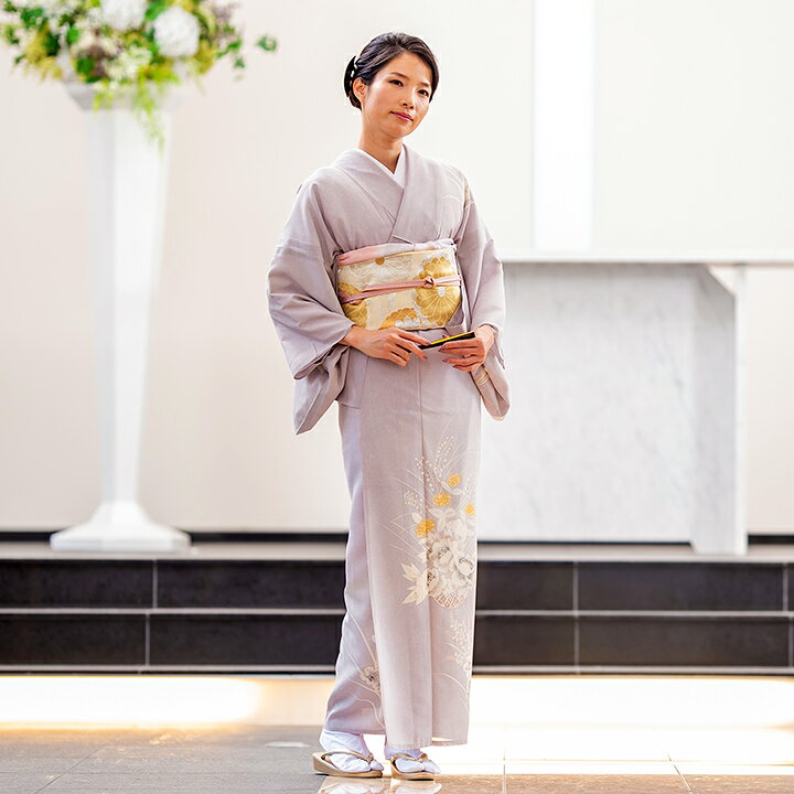 楽天市場】【レンタル】夏用 着物 絽 訪問着 フルセット 安い（ROHO 