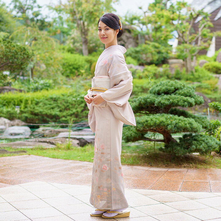 楽天市場】【レンタル】夏用 着物 絽 訪問着 フルセット 安い（ROHO  
