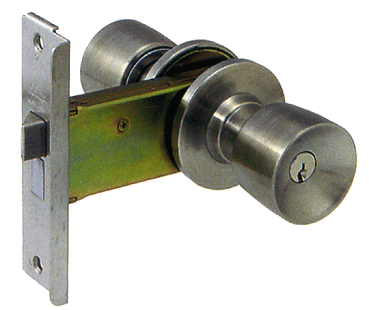 楽天市場】【玄関 鍵】理研 玄関錠 バックセット100mm【ドアノブ