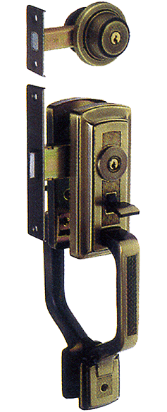 ファクトリーアウトレット 玄関 鍵 YKK ワイケーケー 期間限定特別価格 装飾玄関錠 バックセット64mm 交換用 FSGB-51 サムラッチ ドアノブ 取付用