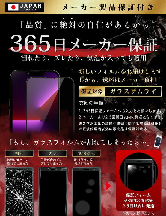 楽天市場】【10%OFFクーポン配布中】iPhone13 Pro 全面保護 ガラス 