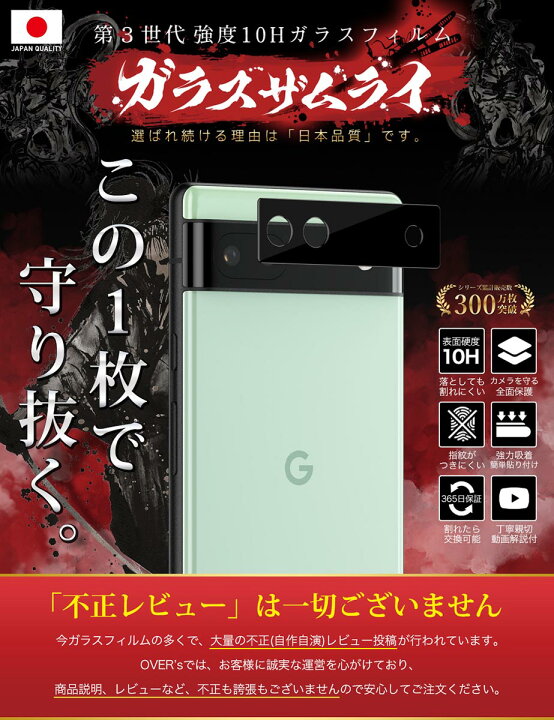 楽天市場】Google Pixel 6a カメラフィルム カメラカバー ガラス 
