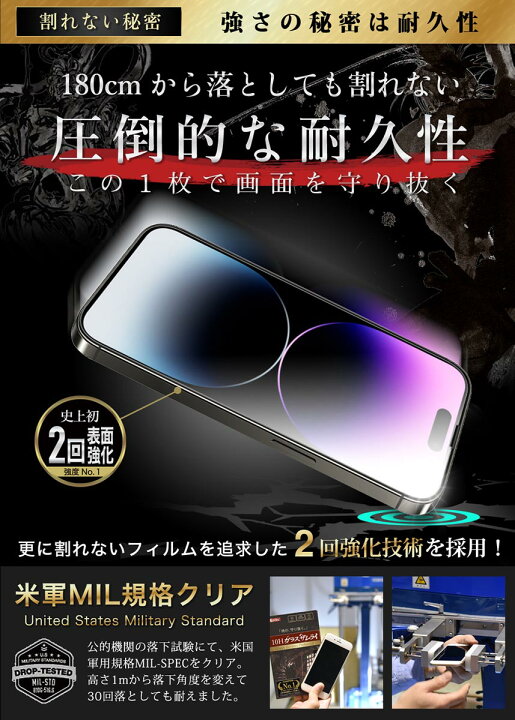 楽天市場】【10%OFFクーポン配布中】iPhone14 Pro ガラスフィルム 保護 