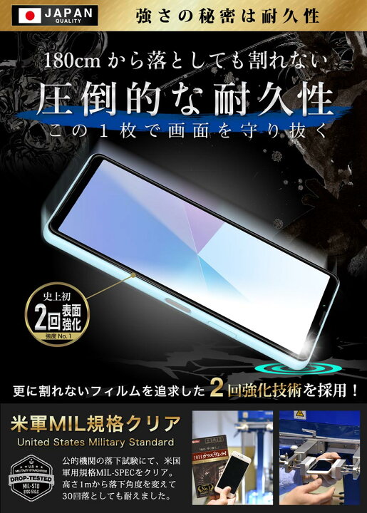 楽天市場】【10%OFFクーポン配布中】Xperia 10 VI フィルム SO-52E 
