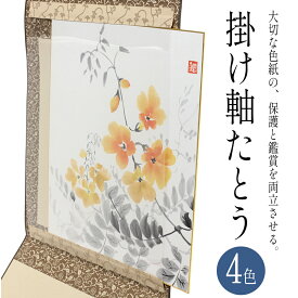 掛け軸 たとう 色紙 サイン 保管 インテリア 飾り 壁 正月飾り 節句 ひな祭り こどもの日 季節 ディスプレイ 結納用 ミニチュア 手芸 ハンドメイド絹目 光沢 高砂人形 鏡餅 おひなさま お中元