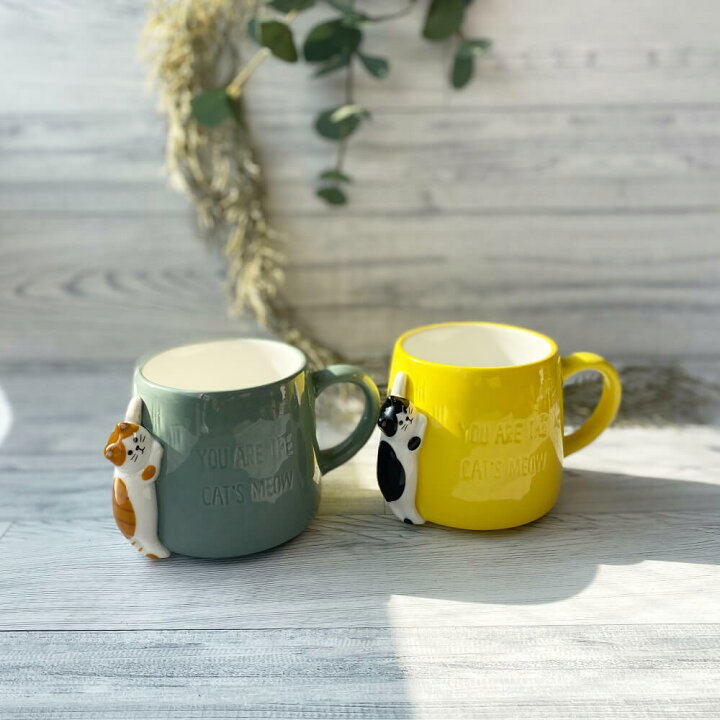 楽天市場 ギフト マグカップ かわいい 送料無料 ネコ マグ 猫 柴犬 ハリネズミ ハムスター 陶器 コーヒー カップ コップ ねこ 雑貨 焼き物 おしゃれ 男性 女性 誕生日 プレゼント 女友達 彼女 妻 還暦 定年 退職 祝い お中元 Happyストアー