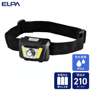 ELPA �����d�� LED�w�b�h���C�g 4901087222933 DOP-HD701