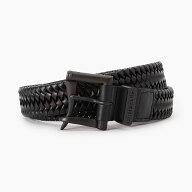【BRIEFING公式】MEN'S FIREMAN BUCKLE LEATHER MESH BELT