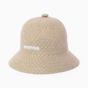 �yBRIEFING�����zMEN'S BASKET WEAVE BELL HAT�i�n�b�g/�|���G�X�e��/�o�X�P�b�g�E�B�[�u/�J�S�ڕ҂�/GOLF/�S���t�j