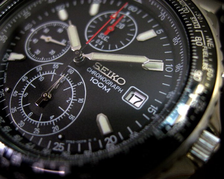 楽天市場】SEIKO/セイコー【パイロットクロノグラフ】メンズ腕時計 