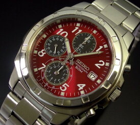 楽天市場 Seiko 赤 文字盤 メンズ 文字盤の種類クロノグラフ の通販