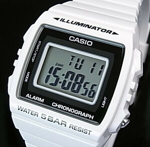 CASIO/Standard�y�J�V�I/�X�^���_�[�h�z�����Y�r���v ���o�[�x���g �z���C�g(�C�O���f��)W-215H-7A