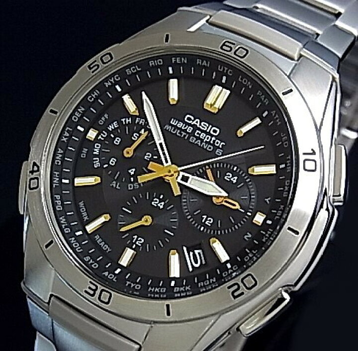 楽天市場】CASIO/Wave Ceptor【カシオ/ウェーブセプター】メンズ 