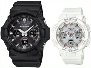CASIO/G-SHOCK/Baby-G�y�J�V�I/G�V���b�N/�x�r�[G�z�\�[���[�d�g�r���v �y�A�E�H�b�` ���o�[�x���g �u���b�N/�z���C�g(�������K�i)GAW-100B-1AJF/BGA-2500-7AJF