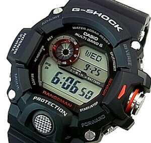 CASIO/G-SHOCK�y�J�V�I/G�V���b�N�zRANGEMAN/�����W�}�� �g���v���Z���T�[���� �\�[���[�d�g�r���v �u���b�N �C�O���f���y���s�A���i�z GW-9400-1