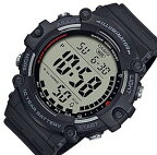 CASIO/Standard【カシオ/スタンダード】デジタル メンズ腕時計 ラバーベルト ブラック 海外モデル【並行輸入品】AE-1500WH-1A
