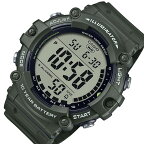 CASIO/Standard【カシオ/スタンダード】デジタル メンズ腕時計 ラバーベルト グリーン 海外モデル【並行輸入品】AE-1500WHX-3A