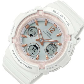 CASIO/Baby-G【カシオ/ベビーG】ソーラー電波腕時計 レディース ホワイト(国内正規品)BGA-2800-7AJF