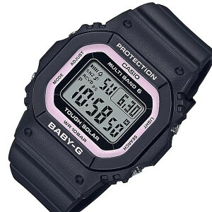 CASIO/Baby-G【カシオ/ベビーG】ソーラー電波腕時計 レディース ブラック/ピンク(国内正規品)BGD-5650-1BJF