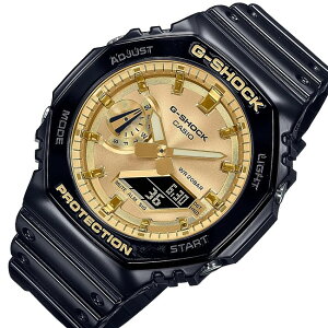 CASIO/G-SHOCK�y�J�V�I/G�V���b�N�z�J�[�{���R�A�K�[�h�\�� �A�i�f�W���f�� �����Y�r���v �u���b�N/�S�[���h �C�O���f���y���s�A���i�zGA-2100GB-1A