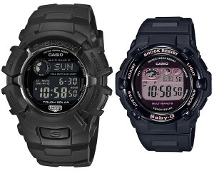 CASIO/G-SHOCK/Baby-G�y�J�V�I/G�V���b�N/�x�r�[G�z�y�A�E�H�b�` �\�[���[�d�g�r���v �u���b�N(�������K�i)GW-2310UFB-1JF/BGR-3000UCB-1JF