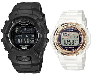 CASIO/G-SHOCK/Baby-G�y�J�V�I/G�V���b�N/�x�r�[G�z�y�A�E�H�b�` �\�[���[�d�g�r���v �u���b�N/�z���C�g(�������K�i)GW-2310UFB-1JF/BGR-3003U-7AJF