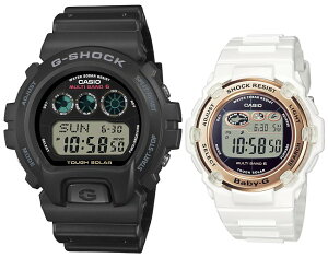 CASIO/G-SHOCK/Baby-G�y�J�V�I/G�V���b�N/�x�r�[G�z�y�A�E�H�b�` �\�[���[�d�g�r���v �u���b�N/�z���C�g(�������K�i)GW-6900U-1JF/BGR-3003U-7AJF