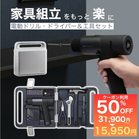 【50%OFFクーポン配布中!】 電動 工具セット 家庭用 電動ドライバー 充電式 ドリル ビットセット 小型 DIY 初心者 工具 モンキーレンチ コンパクト ブラシレス 電動工具 12v ドリルドライバー コードレスドライバー HOTO SET PRO 在庫処分 ssm