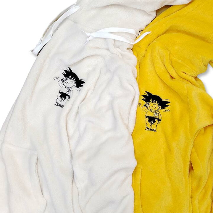 楽天市場 送料無料 Are6307m ドラゴンボール 悟空 フリース ボア パーカー ボアパーカー ボアフリース M Ll 男女兼用 キャラパーカー レディース メンズ プルパーカー キャラクター おうち時間 ルームウェア 秋冬 冬 部屋着 パジャマ パーティー グッズ ホワイト