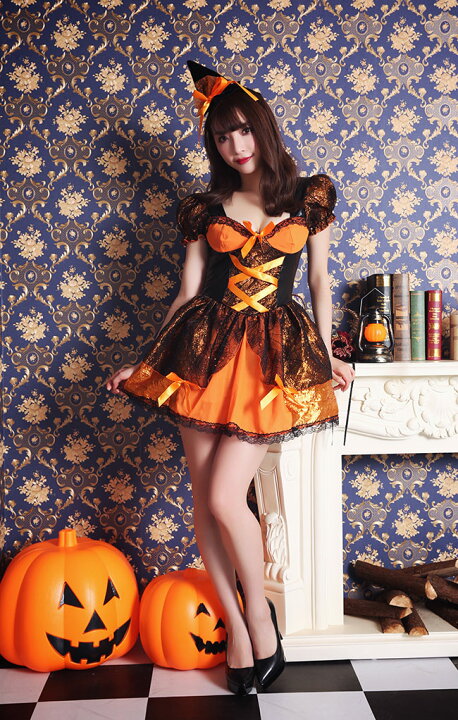 35％OFF】 かぼちゃ コスプレ 100サイズ ハロウィン パンプキン 仮装 コスチューム