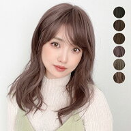 「ルーズレイヤーミディ」 ウィッグ 自然 ミディアム フルウィッグ レディース セミロング ロング ウイッ…