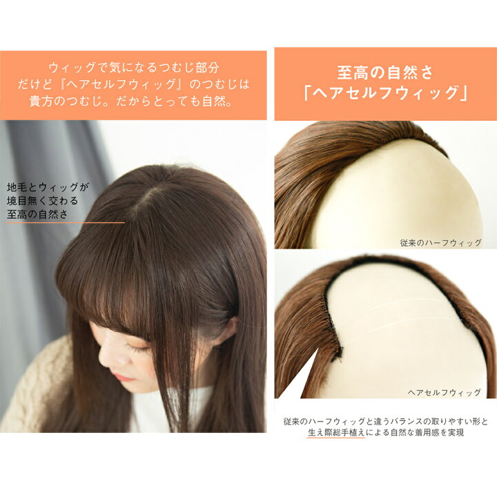 楽天市場 ウィッグ ハーフウィッグ ヘアセルフウィッグ 医療用ウィッグ フルウィッグ 部分ウィッグ ウィッグ 自然 医療用 ロング ウェーブ ウイッグ セミロング 軽い 軽量 抗がん剤 エクステ カール レディース かつら つけ毛 コスプレ パーティー 結婚式 ハロウィン