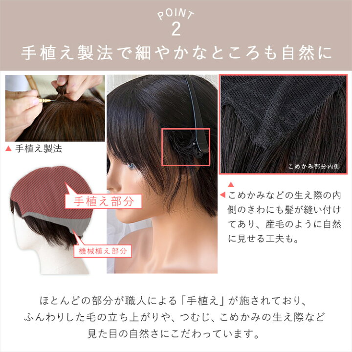 楽天市場】【返品・色交換OK】 医療用ウィッグ 最高級レミー人毛100 
