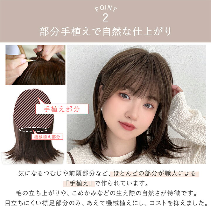 楽天市場】【返品・色交換OK】 新発売 医療用ウィッグ 日本製  