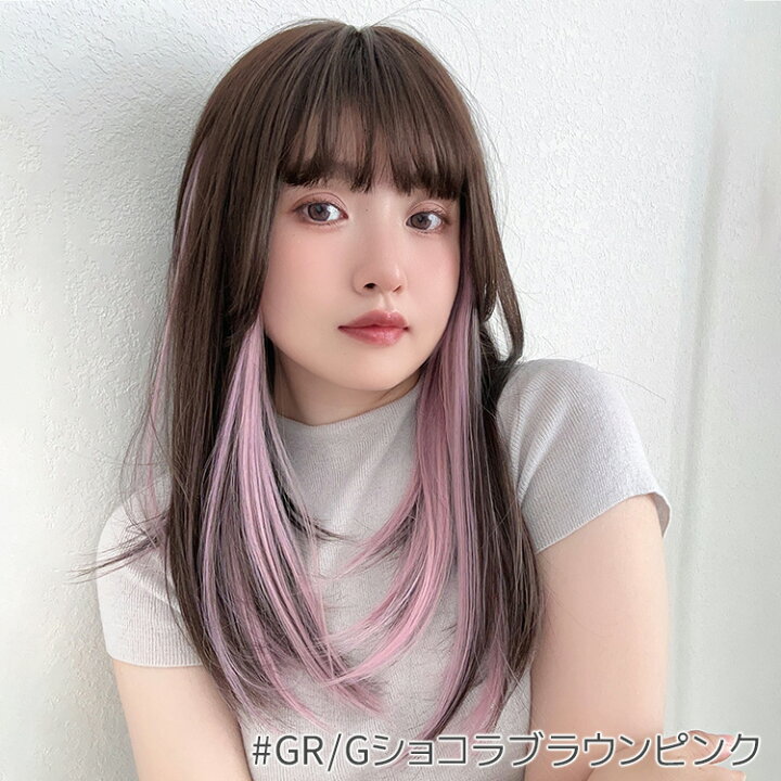楽天市場】「前髪付きトップヘアピース」部分ウィッグ 前髪ウィッグ 