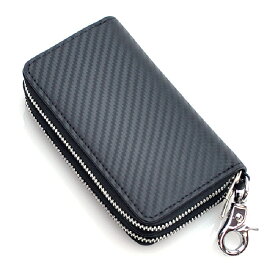 【送料無料】BEAMZSQUARE ビームズスクエア カーボンレザー マルチキーウォレット キーケース コインケース 小銭入れ 軽量 ブラック BS-57012BK 鍵 財布 財布 ウォレット SLG MEN 男性 紳士 スタイリッシュ プレゼント 贈り物 バレンタイン ミニ コンパクト 小物 多機能 MINI