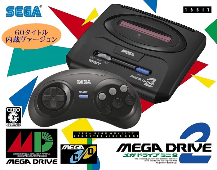 楽天市場】【送料無料】SEGA セガ メガドライブミニ2 MEGA DRIVE2 60