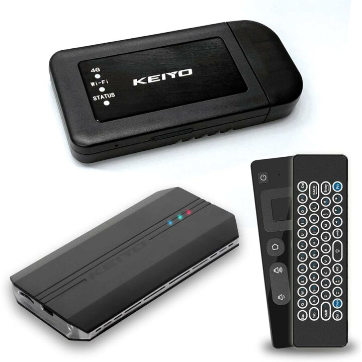 楽天市場】KEIYO APPCAST2 車載用 Wi-Fi ルーター セット AN-S1092 AN 