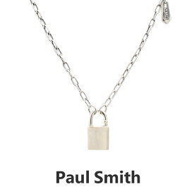 ポールスミス PAUL SMITH ネックレス M1A NECK JLOCK 82 メンズ レディース ロック ジップ 82 シルバー