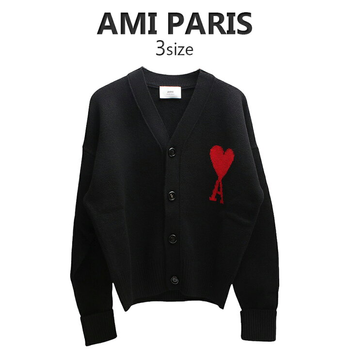 楽天市場】アミパリス AMI PARIS ニット カーディガン BFUKC002 AMI DE 