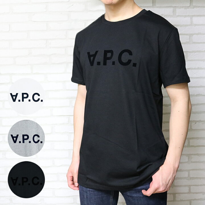 楽天市場 アーペーセー Tシャツ メンズ Vpctシャツ クルーネック 選べる3color 3size A P C トップス カットソー 半袖 ロゴt 男性 彼氏 旦那 息子 お父さん 誕生日 プレゼント 送料無料 カジュアル お揃い クリスマス ギフト ウォッチリスト