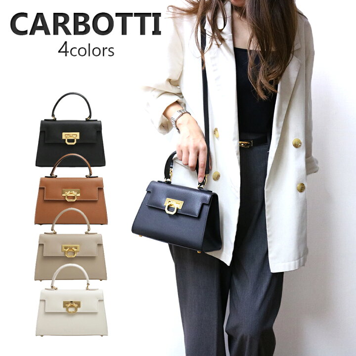 楽天市場】カルボッティ CARBOTTI ハンドバッグ GRETA グレタ 2WAY 245 