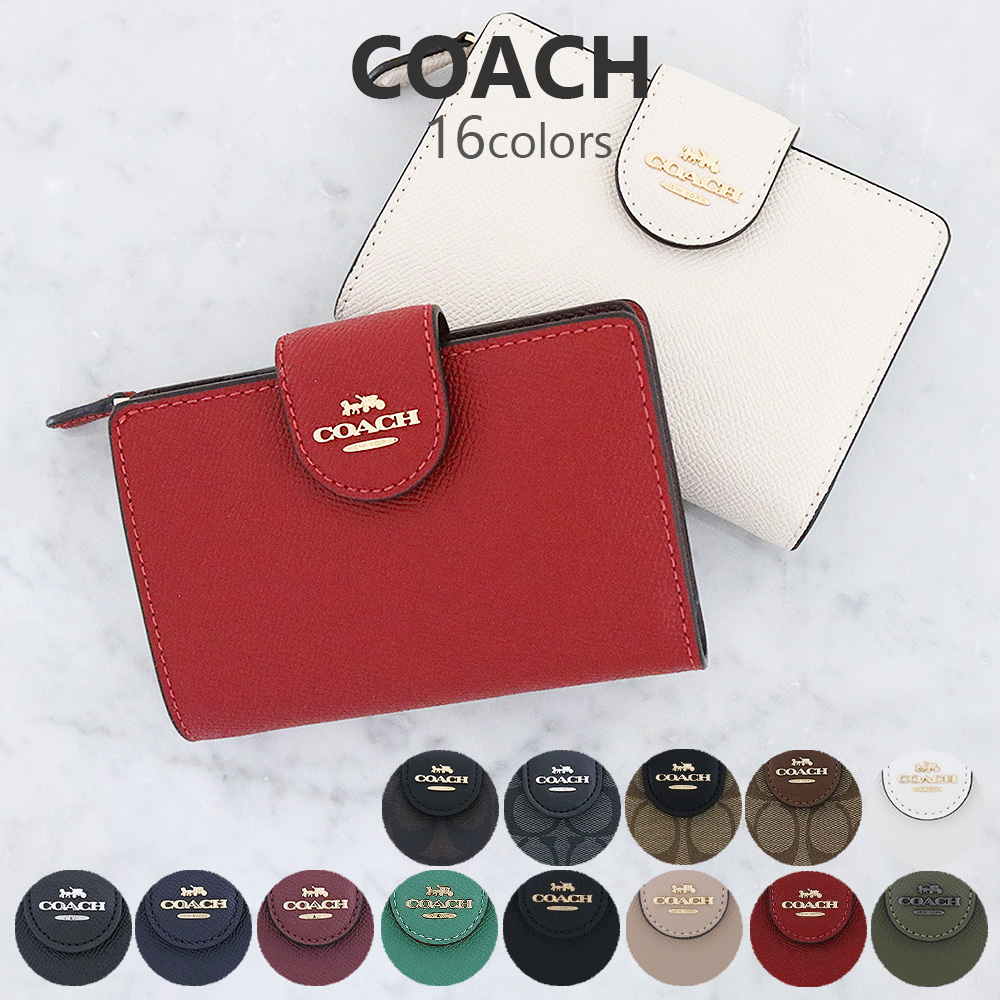 コーチ(COACH) 赤 レディース二つ折り財布 | 通販・人気ランキング