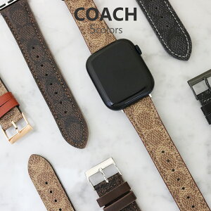 �R�[�` �A�b�v���E�H�b�` �ւ��x���g �����Y ���f�B�[�X 42MM 44MM 38MM 40MM 5color 2size COACH AppleWatch �����p �V�O�l�`���[ �j�� �ގ� ���� �ޏ� �a���� �v���[���g