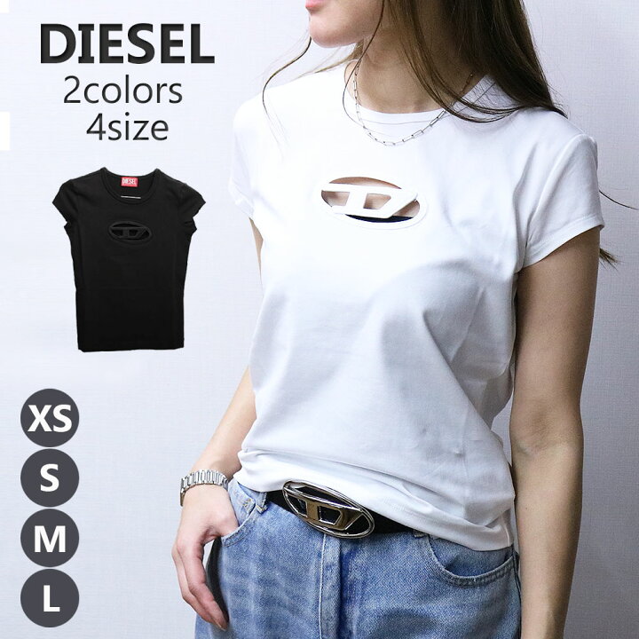 楽天市場】ディーゼル DIESEL 半袖 Tシャツ T-ANGIE A06268 0AFAA 