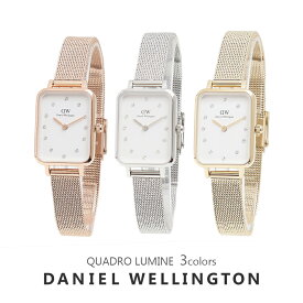 【3年保証】ダニエルウェリントン 腕時計 レディース クアドロ ルミネ ウォッチ 薄型ウォッチ DANIEL WELLINGTON QUADRO LUMINE 誕生日 プレゼント