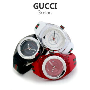 グッチ GUCCI 腕時計 レディース シンク SYNC 32MM 選べる3color クオーツ ブラック ホワイト レッド 人気ブランド 彼女 奥さん 嫁 女性 プレゼント 誕生日プレゼント スポーティー【watchbe