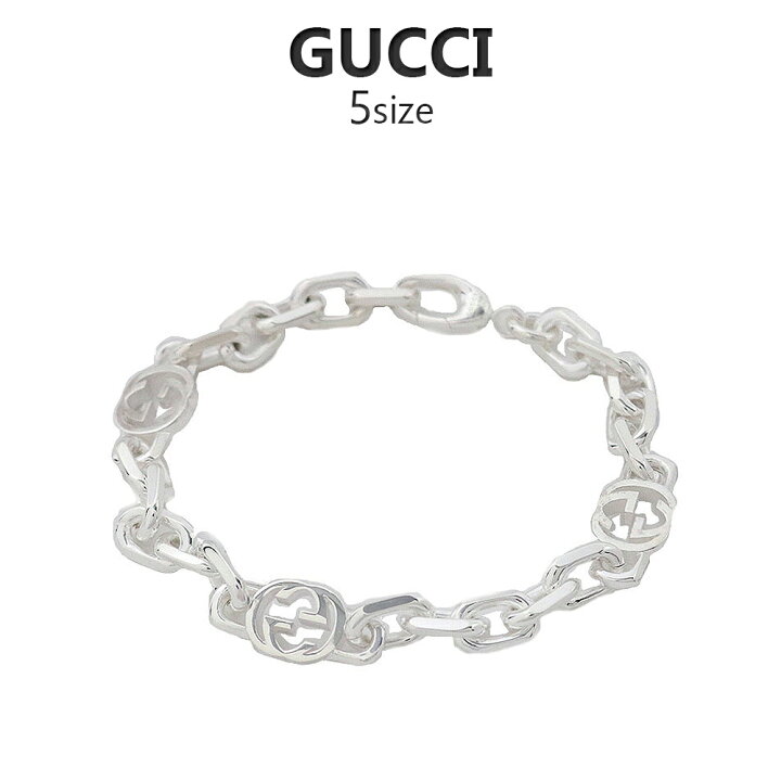 楽天市場】グッチ GUCCI インターロッキングG ブレスレット 620798 