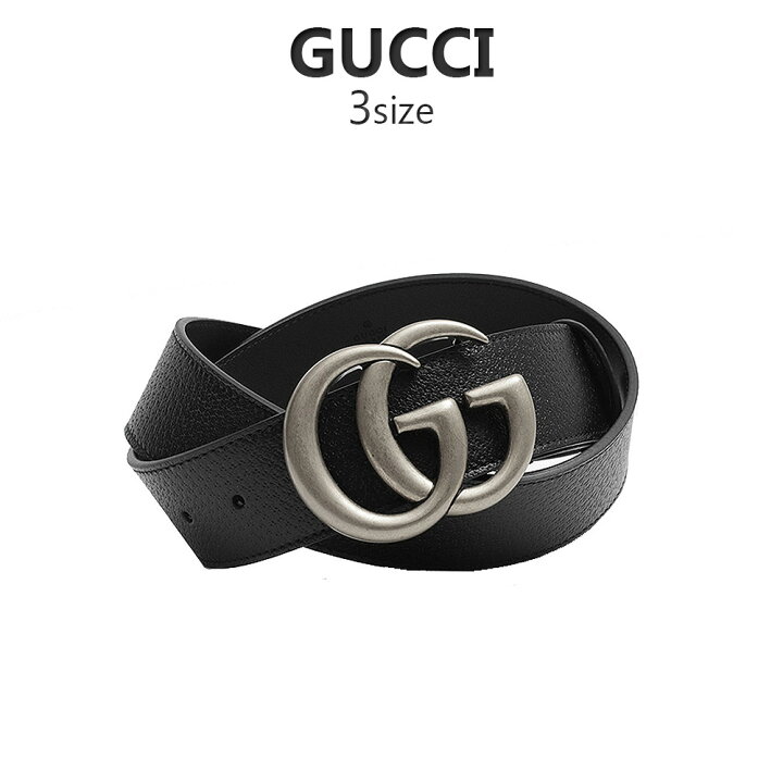 楽天市場】グッチ GUCCI ベルト メンズ カーフスキンレザー マーモント 